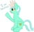 Size: 452x429 | Tagged: safe, artist:lulubell, lyra heartstrings, pony, unicorn, g4, dialogue, female, gloves, open mouth, raised hoof, simple background, sitting, smiling, solo, transparent background