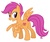 Size: 900x755 | Tagged: safe, artist:glamourkat, scootaloo, pony, g4, female, older, simple background, solo