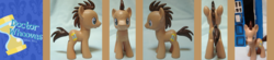 Size: 900x198 | Tagged: safe, doctor whooves, time turner, pony, g4, brushable, customized toy, irl, photo, toy