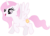 Size: 5353x3885 | Tagged: safe, artist:unfiltered-n, princess celestia, alicorn, pony, g4, cewestia, cute, cutelestia, female, filly, pink-mane celestia, simple background, solo, transparent background, vector, younger