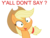 Size: 8000x6000 | Tagged: safe, artist:joey darkmeat, artist:mamandil, applejack, earth pony, pony, g4, absurd resolution, female, meme, reaction image, simple background, solo, y'all, you don't say