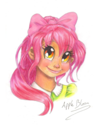 Size: 800x900 | Tagged: safe, artist:sarky-sparky, apple bloom, human, g4, humanized