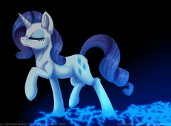 Size: 900x665 | Tagged: safe, artist:inuhoshi-to-darkpen, rarity, pony, g4, female, solo