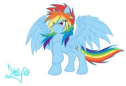 Size: 2338x1608 | Tagged: safe, artist:mimy92sonadow, rainbow dash, g4, alternate hairstyle