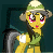 Size: 470x474 | Tagged: safe, screencap, daring do, pegasus, pony, g4, read it and weep, animated, bandaged wing, cropped, cute, daring dorable, eye shimmer, female, loop, solo