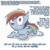 Size: 1000x1000 | Tagged: safe, artist:lazy, rainbow dash, ask dashed rainbow, g4, ask