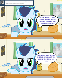 Size: 853x1067 | Tagged: safe, artist:catiron, soarin', ask soarin the wonderbolt, g4, ask, tumblr