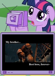 Size: 603x822 | Tagged: safe, twilight sparkle, pony, g4, exploitable meme, leonardo, meme, raphael, teenage mutant ninja turtles, tv meme