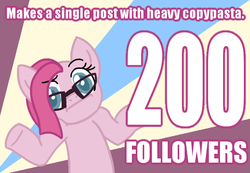 Size: 650x450 | Tagged: safe, artist:frostedwarlock, pinkie pie, g4, ask, diane pie, glasses, looking at you, pinkamena diane pie, shrug, shrugpony