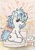 Size: 747x1078 | Tagged: safe, artist:slightlyshade, dj pon-3, vinyl scratch, pony, g4, cherry blossoms, female, solo, tea, traditional art