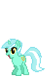 Size: 105x157 | Tagged: artist needed, safe, lyra heartstrings, pony, unicorn, g4, animated, female, jumping, mare, pixel art, pronking, solo