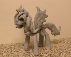 Size: 993x801 | Tagged: safe, princess luna, pony, g4, blu-tack, female, figure, model, s1 luna, sculpture, solo
