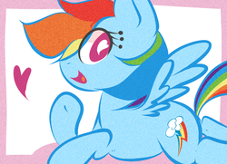 Size: 900x653 | Tagged: safe, artist:razzdotdot, rainbow dash, g4, heart