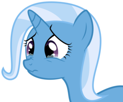 Size: 4635x3865 | Tagged: safe, artist:iskyart, trixie, pony, unicorn, g4, crying, female, frown, mare, nose wrinkle, pouting, sad, simple background, solo, transparent background, vector