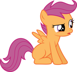 Size: 6420x6000 | Tagged: safe, artist:synthrid, scootaloo, pony, g4, absurd resolution, female, simple background, solo, transparent background, vector