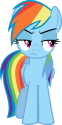 Size: 3003x6000 | Tagged: safe, artist:fineprint-mlp, rainbow dash, pony, g4, female, simple background, solo, transparent background, vector