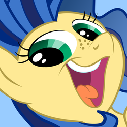 Size: 900x900 | Tagged: safe, artist:kipenz, artist:pikachux1000, oc, oc only, oc:milky way, pony, female, freckles, mare, reaction image, smeel, solo