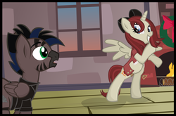 Size: 5150x3393 | Tagged: safe, artist:jittery-the-dragon, oc, oc only, oc:akira, oc:stormy, alicorn, pony, alicorn oc