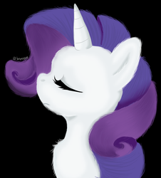 Size: 1748x1934 | Tagged: safe, artist:breezzie, rarity, pony, g4, chest fluff, female, solo