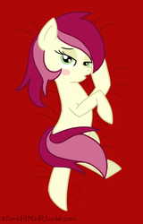 Size: 584x911 | Tagged: safe, artist:atomickitten10, roseluck, earth pony, pony, g4, 30 minute art challenge, female, looking at you, mare, solo
