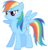 Size: 6700x7000 | Tagged: safe, artist:anxet, rainbow dash, g4, absurd resolution, simple background, spread wings, transparent background, vector, wings