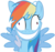 Size: 8382x7891 | Tagged: safe, artist:colonelbd, edit, rainbow dash, g4, absurd resolution, faic, insanity, rainbowsnap, reaction image, simple background, transparent background, twilight snapple, vector