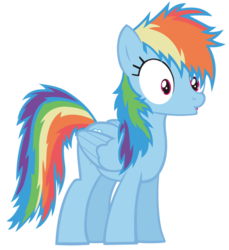 Size: 856x934 | Tagged: artist needed, safe, rainbow dash, g4, simple background, transparent background, vector