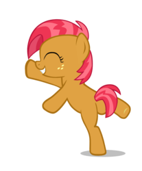 Size: 744x900 | Tagged: safe, artist:k-anon, babs seed, earth pony, pony, g4, one bad apple, female, filly, foal, simple background, solo, svg, transparent background, vector
