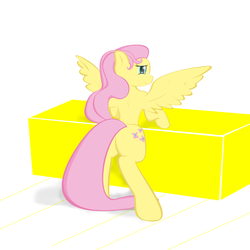 Size: 2000x2000 | Tagged: safe, fluttershy, semi-anthro, g4, butter, wings