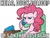 Size: 501x378 | Tagged: safe, pinkie pie, earth pony, pony, g4, female, image macro, mare, op, op is a duck (reaction image), phone, reaction image, simple background, white background