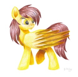 Size: 900x894 | Tagged: safe, artist:starsong, oc, oc only, oc:raven feather, pony, a world renewed, solo