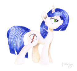 Size: 900x828 | Tagged: safe, artist:starsong, oc, oc only, oc:crossbow sting, pony, a world renewed, solo