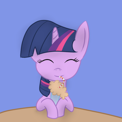 Size: 512x512 | Tagged: safe, artist:hedzio, twilight sparkle, g4, happy, milkshake