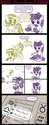 Size: 1050x2640 | Tagged: safe, artist:ficficponyfic, cancer (g4), libra (g4), crab, earth pony, pegasus, pony, comic:important decisions, g4, cancer (horoscope), comic, duo, female, horoscope, libra, mare, ponyscopes, zodiac