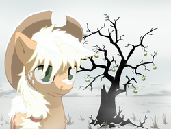 Size: 1600x1200 | Tagged: safe, artist:oddwarg, applejack, earth pony, pony, g4, female, solo