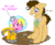 Size: 1280x1039 | Tagged: safe, artist:inkwell, doctor whooves, time turner, oc, oc:puppysmiles, earth pony, pony, fallout equestria, fallout equestria: pink eyes, g4, comic, cutie mark, doctor who, fallout, fanfic, fanfic art, female, filly, floppy ears, foal, hazmat suit, hooves, open mouth, simple background, smiling, teeth, the doctor, the empty child, time travel, transparent background
