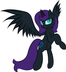 Size: 4000x4360 | Tagged: safe, artist:kyroking, colorist:turtlelover73, oc, oc only, oc:nyx, pony, simple background, solo, transparent background, vector
