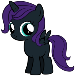 Size: 4621x4655 | Tagged: safe, artist:unfiltered-n, oc, oc only, oc:nyx, alicorn, pony, absurd resolution, female, filly, simple background, solo, transparent background, vector