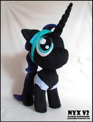 Size: 680x892 | Tagged: safe, artist:magnastorm, oc, oc only, oc:nyx, pony, irl, photo, plushie, solo