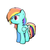 Size: 2000x2000 | Tagged: safe, artist:strangemoose, rainbow dash, pony, g4, female, solo