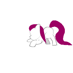 Size: 500x500 | Tagged: safe, oc, oc only, earth pony, pony, animated, simple background, solo, white background