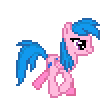 Size: 84x80 | Tagged: safe, artist:botchan-mlp, firefly, pegasus, pony, g1, g4, animated, cute, desktop ponies, female, flyabetes, g1 to g4, g1betes, generation leap, mare, pixel art, simple background, solo, sprite, transparent background, trotting, walk cycle