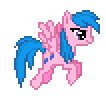 Size: 86x80 | Tagged: safe, artist:botchan-mlp, firefly, pegasus, pony, g1, g4, animated, cute, desktop ponies, female, flyabetes, flying, g1 to g4, g1betes, generation leap, mare, pixel art, simple background, solo, sprite, transparent background