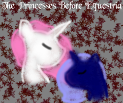 Size: 907x756 | Tagged: safe, artist:ponymystic, princess celestia, princess luna, g4, airbrush