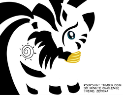 Size: 827x644 | Tagged: safe, artist:ragingsemi, zecora, zebra, g4, 30 minute art challenge