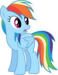 Size: 4178x5460 | Tagged: safe, artist:hawk9mm, rainbow dash, pegasus, pony, g4, absurd resolution, female, mare, open mouth, simple background, solo, surprised, transparent, transparent background, vector