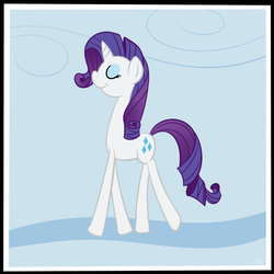 Size: 1094x1095 | Tagged: safe, artist:alexstrazse, rarity, pony, g4, long legs, solo