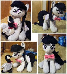 Size: 1076x1185 | Tagged: safe, artist:buttercupbabyppg, octavia melody, bird, canada goose, earth pony, goose, pony, g4, animal, female, irl, mare, photo, plushie