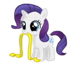 Size: 460x415 | Tagged: safe, rarity, pony, unicorn, g4, cute, female, filly, filly rarity, foal, horn, measuring tape, simple background, solo, transparent background, younger