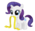 Size: 460x415 | Tagged: safe, rarity, pony, unicorn, g4, cute, female, filly, filly rarity, foal, horn, measuring tape, simple background, solo, transparent background, younger